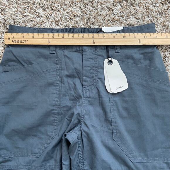 Prana Palisades Ripstop Utility Pant Women's 6 Thundercloud 31" Relaxed Straight - Picture 8 of 12